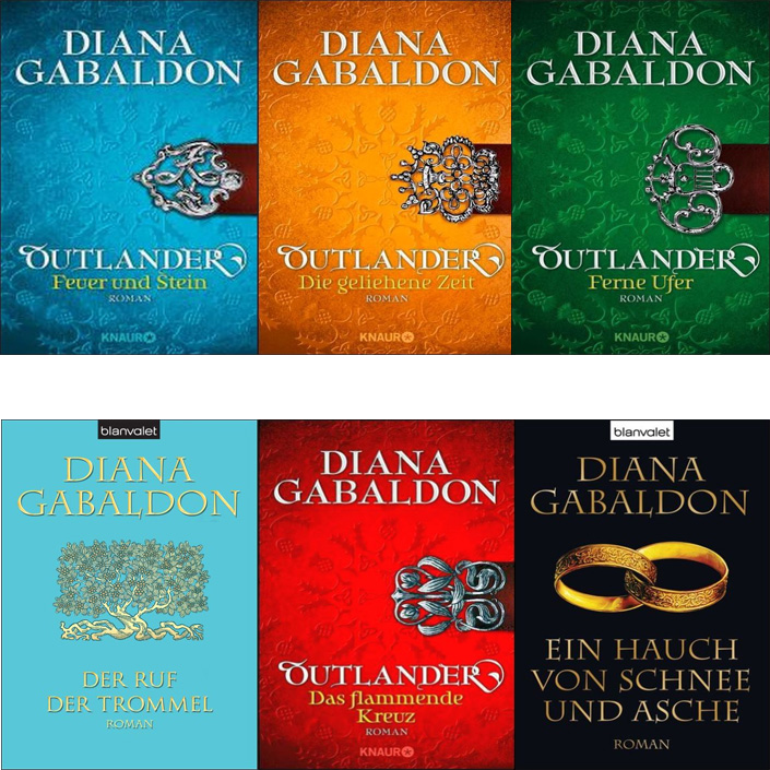 DIANA GABALDON Die Highland Saga 1,2,3,4,5,6 ***NEU***